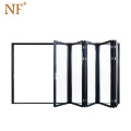 Japanese lowes glass interior accordion folding  door